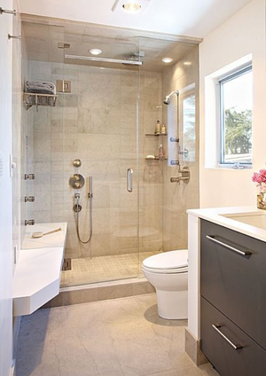 Ideas in making a small bathroom look bigger