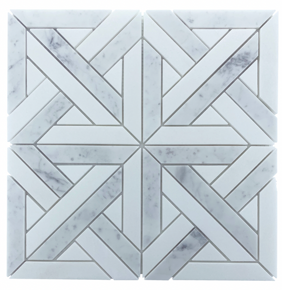 PARQUET CARRARA+ THASSOS-5